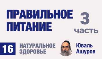 Натуральное здоровье. Видео лекции рав Ашуров. Правильное питание. Причины болезней. Раввин Ашуров Юваль