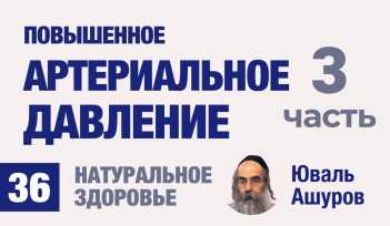 Натуральное здоровье. Видео лекции рав Ашуров. Артериальное давление. Причины болезней. Раввин Ашуров Юваль